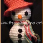 Beachy Crochet Snowman