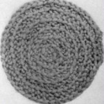 Spool Knit Circular Mat