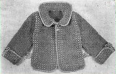 Vintage Children’s Crochet Jacket Pattern