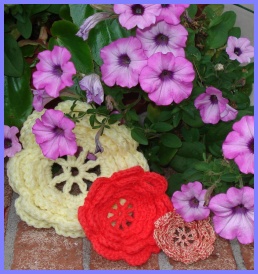 crochet rose pattern