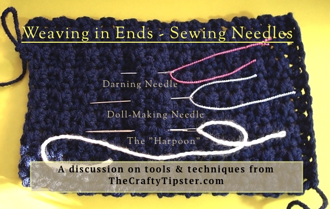 Clover Darning Needles with Latch Hook Eye