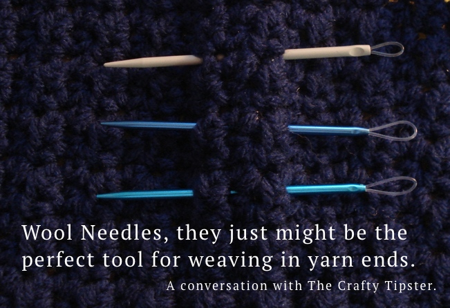 Clover Darning Needles with Latch Hook Eye