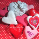 paper mache hearts