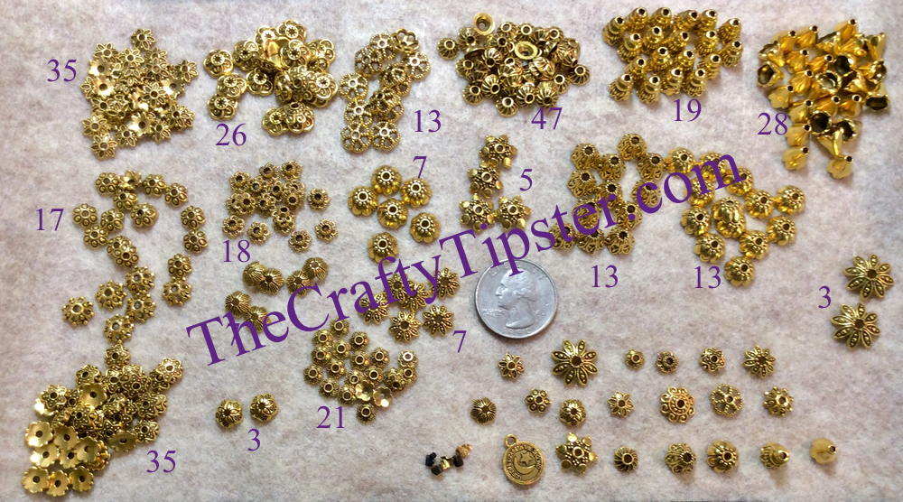 How to Make Bead Caps for Jewellery 